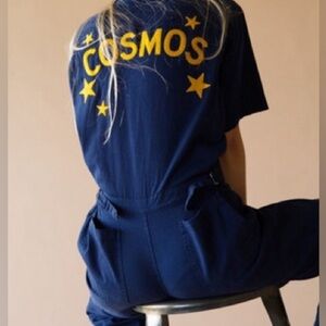 Sugarhigh Lovestoned Ziggy Cosmos Navy Jumpsuit